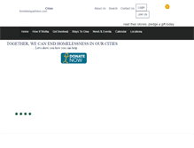 Tablet Screenshot of homelesspartners.com